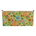 thumbnail image 2 of 45-inch by 19-inch Patterned Outdoor Spun Polyester Loveseat Cushion 945X19-REO-60, 2 of 3