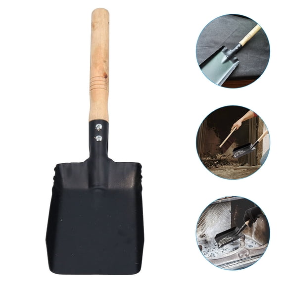 Yuangui Wooden Handle Coal Shovel for Fireplace and Gardening