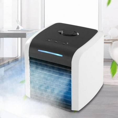 

Portable Air Conditioner NASUM Mini Fan Air Cooler with 3 Wind Speeds Desktop Evaporative Air Humidifier Cooling Fan with Anion for Bedroom Office Dorm Car Camping Tent