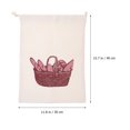 thumbnail image 3 of Convenient Bread Bag Travel Pouch Multifunctional Bread Drawstring Bag Food Bag, 3 of 6