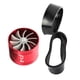 thumbnail image 2 of Entrada de aire Nator Turbina Compresor Ventilador Aluminio Rojo Cola Ventilador Turbo Fuel Gas Saver, 2 of 8