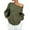 Army Green, variant on UQJfacai Sweatshirt for Women Off The Shoulder Tops Fleece Long Sleeve Sweatshirts Fall Winter Casual Oversized Sweaters Shirts