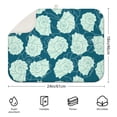 thumbnail image 2 of Anchor Mermaid Coffee Mat Nautical Beach Starfish Seahorse Ocean Marine Coral Tropical Seaside Vintage Sand Spill Mat For Kitchen Counter Coffee Maker Protection, 2 of 4