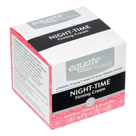 Equate Firming Night Cream Face Moisturizer, 2 oz