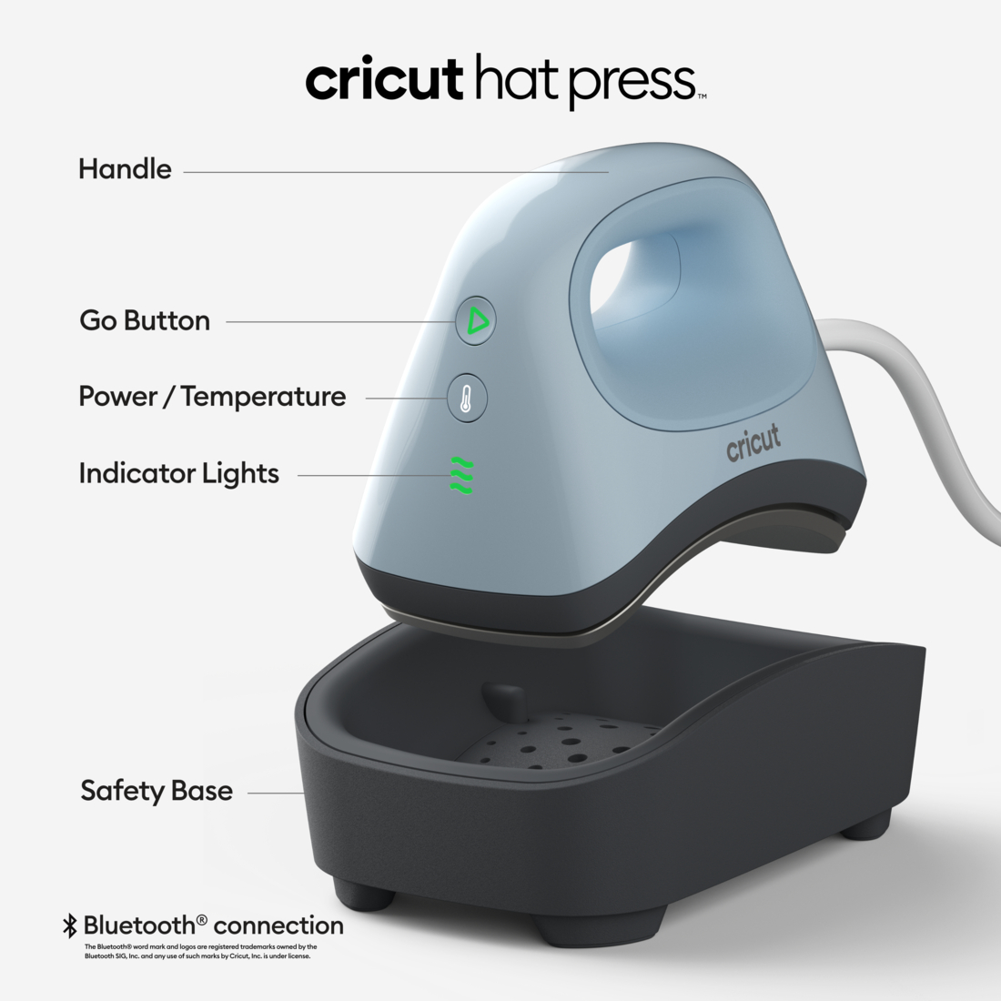 Cricut Hat Press™ - Heat Press for Hats, Blue - image 3 of 14