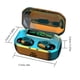 thumbnail image 2 of Auriculares con control táctil Bluetooth 5.0 con estuche de cargador, negro, doble oreja, pantalla digital, carga inalámbrica Guardurnaity EL3395-05B, 2 of 2