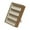 brown and beige, variant on Sunglasses Organizer Eyeglass Storage Case Display Tray Velvet Lining for Tabletop Dresser Store Use