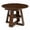 Walnut, variant on CQSXDA Oval Dining Table for 4-8 with Wood Base and Storage Shelf, Extendable from 43.3in to 59in,Black