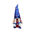 thumbnail image 2 of erdimoy 4th of July Patriotic Gnome Figurine Set, 3 Pack Red White Blue Plush Gnomes for Independence Day Table Decor, 2 of 5