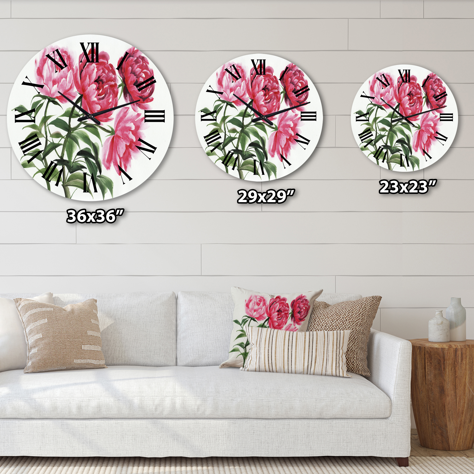 Designart 1 in Traditional Wall Clock