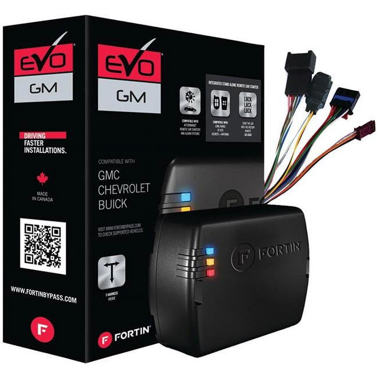 Fortin EVO-ALL-441 Remote Starter Kit – Low-Current Vehicles W/ Two 4-Button Remotes
