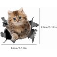 thumbnail image 2 of 3D Cat Decal Cute Cat Decorative Decal Cat Sticker Animal Theme Sticker Car Decoration Personalized Window Bumper Crack Car Sticker, 2 of 5