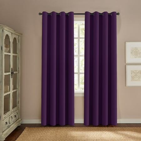 H.VERSAILTEX Blackout Curtains  DrapesThermal Insulated Small Curtain for Bedroom52 inch 