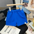 thumbnail image 2 of Gubotare Shorts for Boys Toddler Boys Basketball Shorts Kids Mesh Shorts Active Soccer Shorts with Elastic Waist Shorts (Blue,Size 2-3 Years), 2 of 3