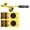 Yellow, variant on Heavy weight Furniture Movers Sliders With Reinforced ABS Rollers Perfect For Home Warehouse Use NonScratch