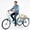blue, variant on Rear Seat for Adult Tricycle, Free Large-Capacity Basket,Ideal for Carrying Passengers and Shopping,Maximum Load 500lbs