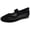 Black #030, variant on Women's Breathable Knit Flats, Soft Mary Jane Mesh Ballet Flat Shoes Comfortable Ballerina Flats Dressy Washable Summer Shoe Slip on Casual 36