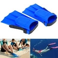 thumbnail image 3 of Altavoces de Buceo de Pvc Profesionales, Orificio de Drenaje Azul de Doble Canal, Aletas de Abrenamiento de Natación Cómodas para Niñas y Adulto, 3 of 7