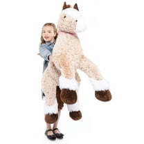 MaoGoLan 47" Giant Horse Stuffed Animal Large Stuffed Horse Plush Toy