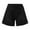 Black, variant on Patlollav Womens Comfy Drawstring Splice Casual Elastic Waist Pocketed Loose Shorts Pants