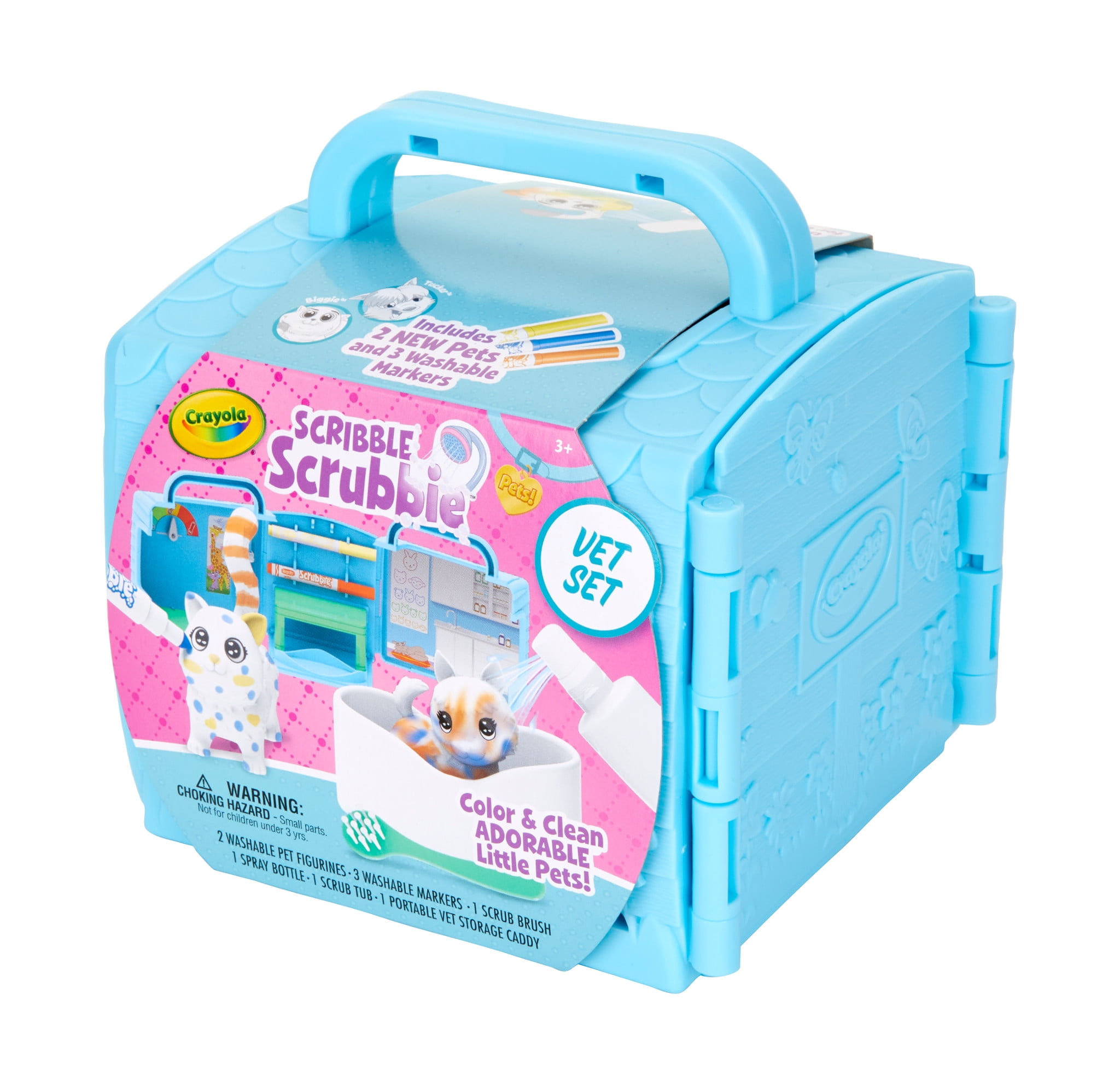 crayola scribble scrubbie vet set
