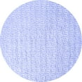 thumbnail image 1 of Ahgly Company Indoor Round Oriental Blue Industrial Area Rugs, 6' Round, 1 of 4