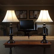 Pair Of Touch Control Table Lamps Bronze - Decor Therapy