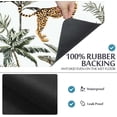 thumbnail image 4 of Beautiful Tropical Vintage Pattern Palm Bath Rugs 16x24 Inch Non Slip Bath Mat Quick Dry Absorbent Thin Bath Rug Fit Under Door Washable Bath Floor Rugs for Bathroom Bathtub Sink,Multi 5, 4 of 6
