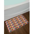 thumbnail image 2 of Geometric Bath Mat, Colorful Rhombuses Repetition Modernistic Lozenges Art Contemporary Vibes, Plush Bathroom Decor Mat with Non Slip Backing, 29.5" X 17.5", Multicolor, by Ambesonne, 2 of 2
