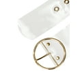 thumbnail image 2 of INSPIRE CHIC Women's Grommet Clear Transparent Pin Buckle Wide Waist Belts, 2 of 4
