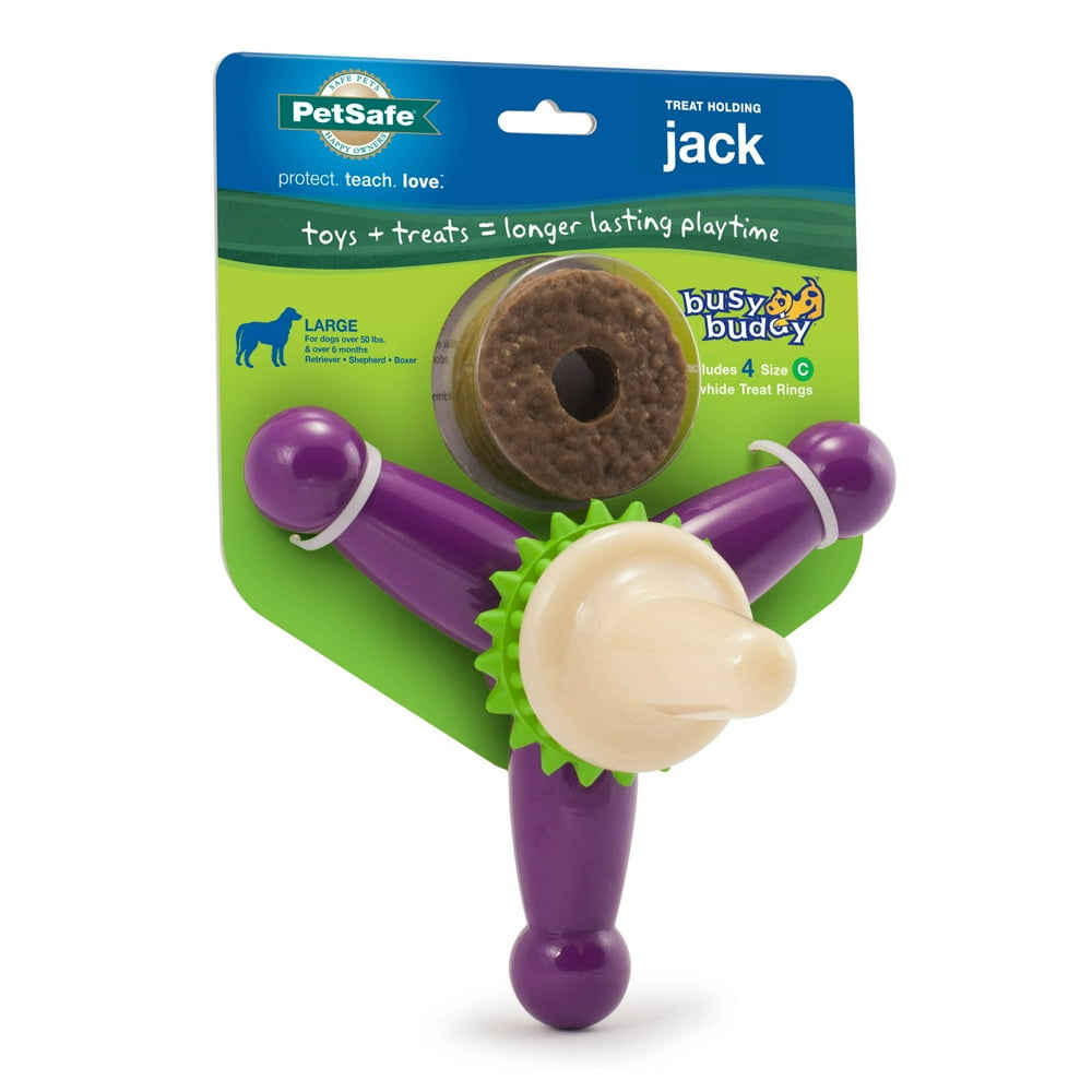 PetSafe Busy Buddy Jack Dog Toy, Large