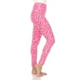 thumbnail image 4 of White Mark Women's Super Soft Leopard Printed Leggings, 4 of 4