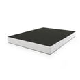 thumbnail image 1 of CorLiving Ready-to-Assemble Black and White Fabric Covered Full Size Metal Frame Standard Box Spring, 1 of 4