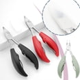 thumbnail image 3 of Wmool Cuticle Scissors Nail Ingrown Nipper Paronychia Tool Toenail Pedicure, 3 of 8
