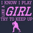 thumbnail image 3 of CafePress - Hockey Like A Girl Sweatshirt - Kids Sweatshirt, Youth Crew Neck Sweatshirt, 3 of 4