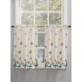 thumbnail image 5 of Vintage Colorful Butterfly Bathroom Window Curtain, Watercolor Butterflies Rustic Light Filtering Coffee Kitchen Curtains, Bedroom Living Room Curtains 2 Panel 84"x45", 5 of 6