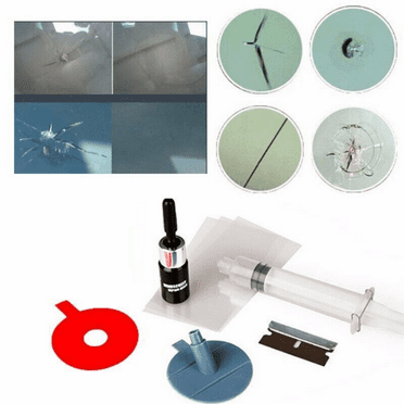 Windshield Repair Kit for Chips and Cracks, Glass Repair Kit Windshield, Car Windshield Repair Kit, Quick Fix Cracks