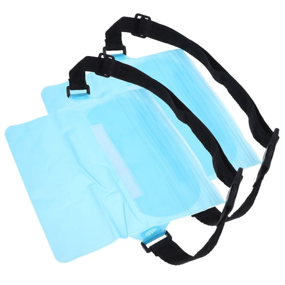 Worgeous  Waterproof Fanny Pack Kayaking Phone Wallet Travel Sky-blue