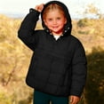 thumbnail image 3 of OGLCCG Girls Pullover Puffer Jacket Oversized Quilted Long Sleeve Hooded Down Coat Lightweight Packable Warm Pullover Tops 4-14 Years, 3 of 8