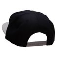 thumbnail image 3 of Landing Airplane Mini Embroidered Wool Blend Pro Style 2 Tone Snapback - Grey Black OSFM, 3 of 5