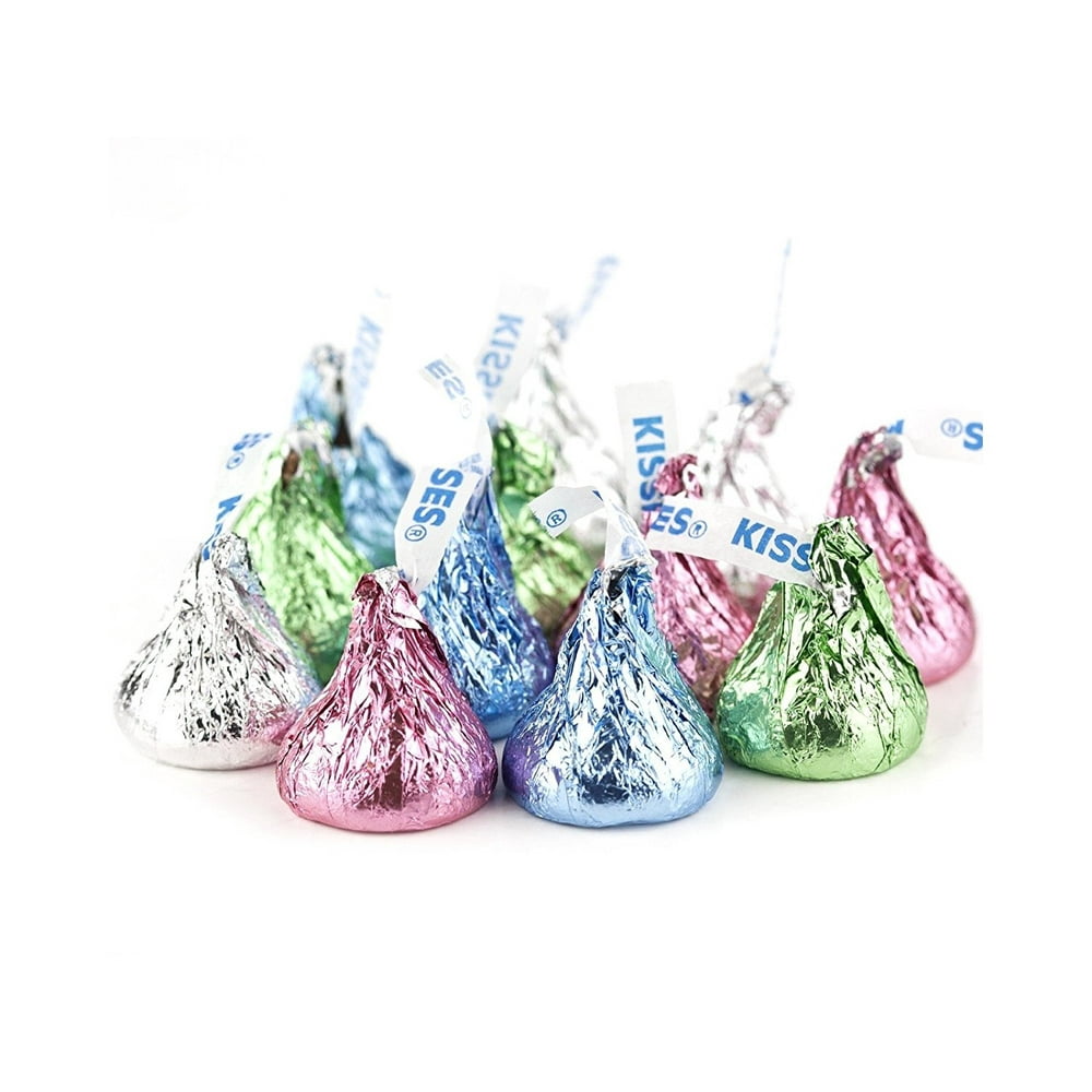 Pastel Easter Hershey Kisses 2 pounds Spring Easter Candy - Walmart.com ...