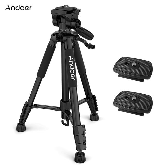 Tripod,Quick Plates Max. Ttt-663n 57.5inch Camera Plates Max. Load Slr Video With Video With Carry Clamp 2pcs Quick Camera Stand Dslr Stand Dslr Slr 57.5inch Camera Stand Carry Clamp 2pcs Ainn