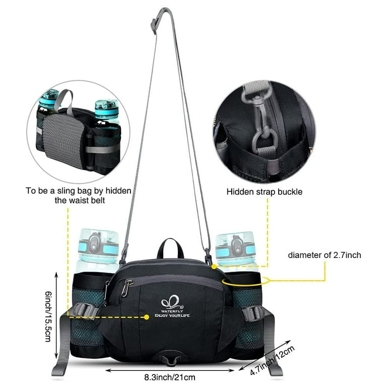 Waterfly hiking waist outlet bag