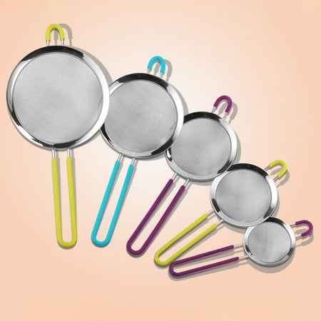 

gotofar Stainless Steel Handheld Screen Mesh Oil Strainer Flour Sieve Colander Sifter