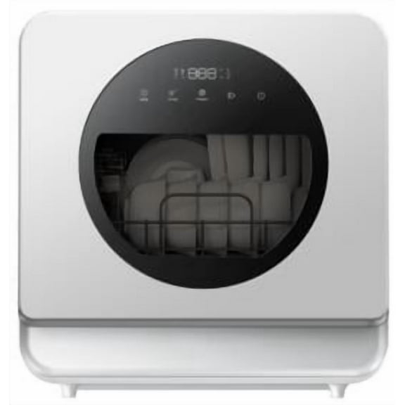 Tuekys Portable Dishwasher With Window 2 In 1 Self-Priming Water 72℃ High Temperature Drying