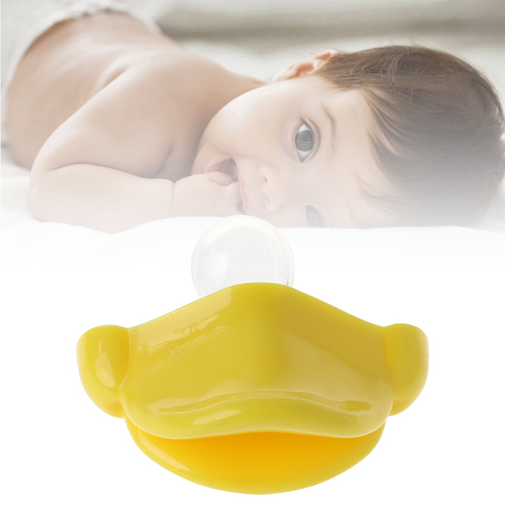 Baby Pacifier Duck Mouth Dummy Nipple Teether Soother Toddler Orthodontic CF 
