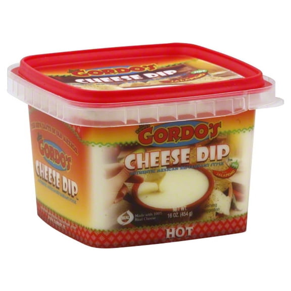 Gordo's® Hot Mexican Restaurant Style Queso Cheese Dip, 16 oz, Refrigerated