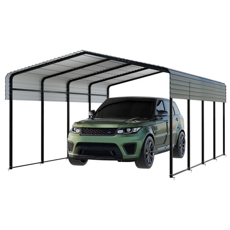 Nugriart 12-Foot by 20-Foot Metal Carport&comma; &dollar;600 &lpar;was &dollar;1&comma;000&rpar; at Walmart