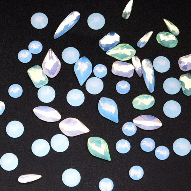 GENEMA Nail Rhinestones Kit Flatback Nail Jewels Crystals for