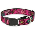 thumbnail image 1 of buckle-down "love kills pink" martingale dog collar, 1 of 1